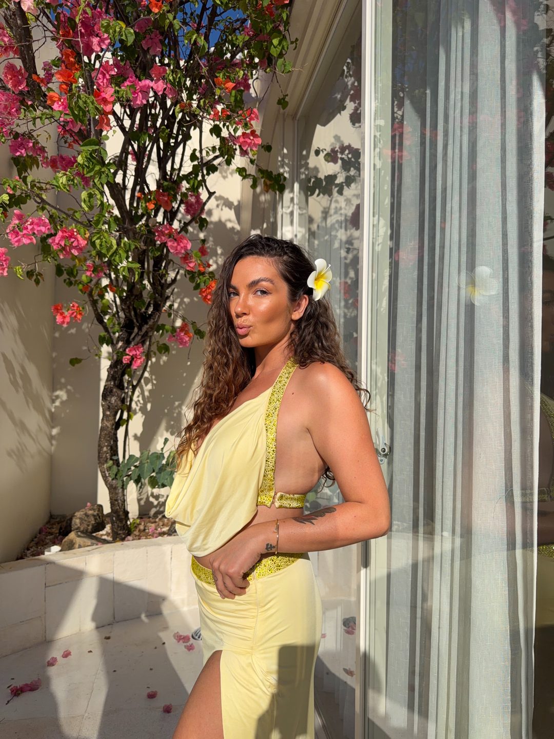 Aisha in the sun